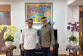 杨光林董事与印度尼西亚交通部长 (2023)