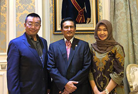 楊光林董事與前印尼议会议长 (2018)